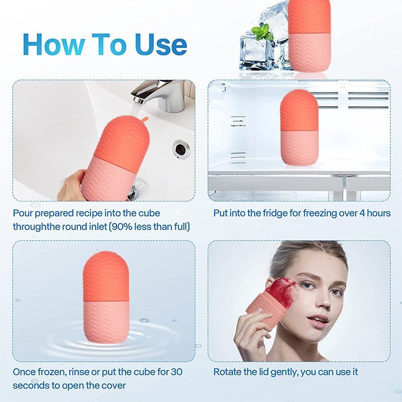 Facial Ice Roller Apply Face Ice Tray