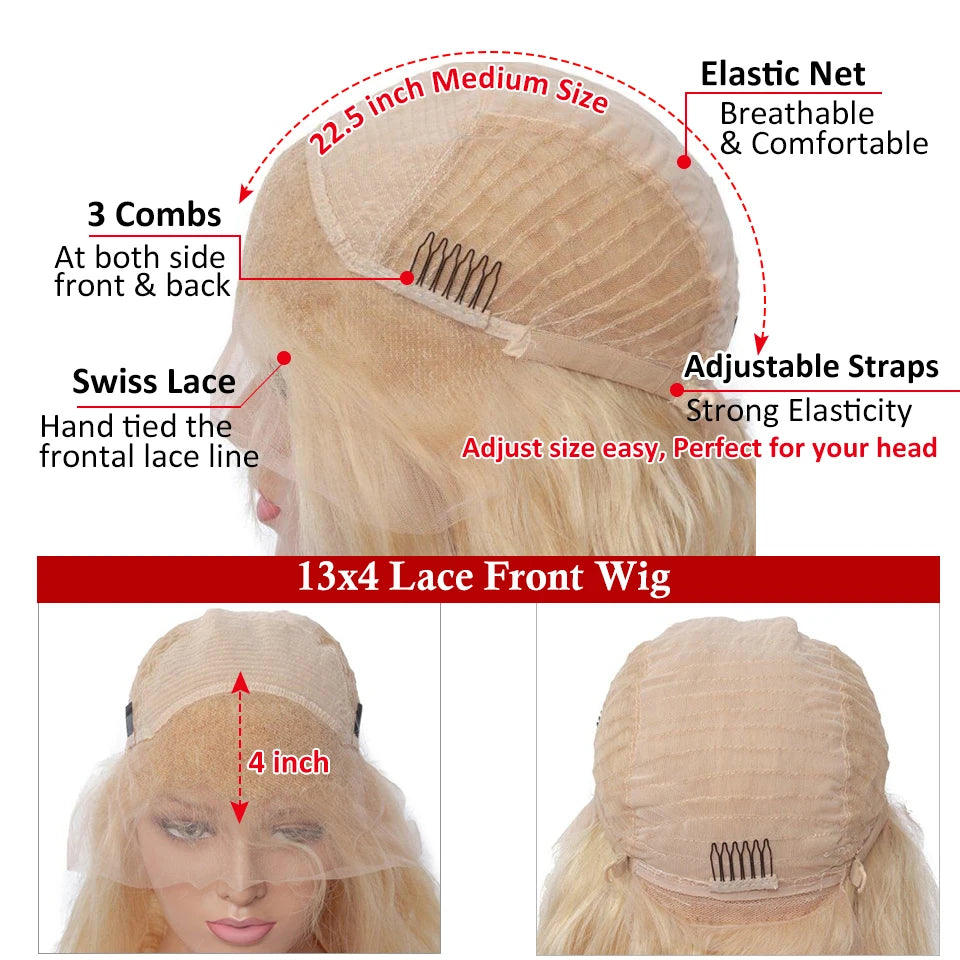 Silver Grey Short Bob Wigs Lace Front Human Hair Wigs For Women Transparent 613 Blonde Lace Frontal Wig Brazilian Remy Hair Wig