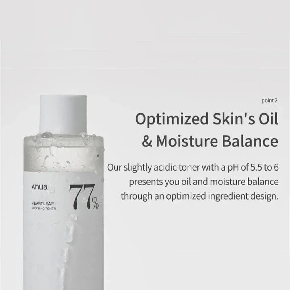 Anua HeartLeaf Toner – Oil Control & Deep Cleansing, Gentle cleansing & hydration for clearer skin.