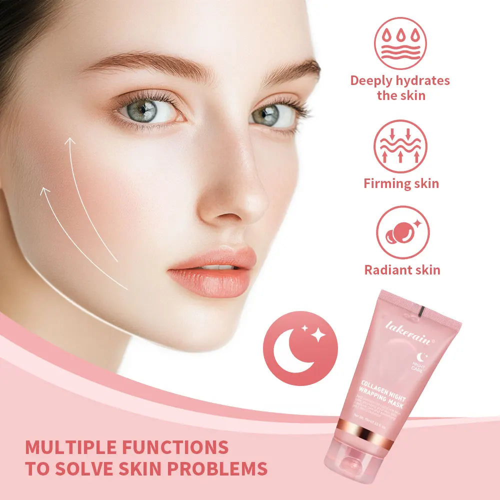 IBCCCNDC Korean Deep Collagen Peel-Off Face Mask, Anti-Wrinkle, Lifting & Overnight Skin Care