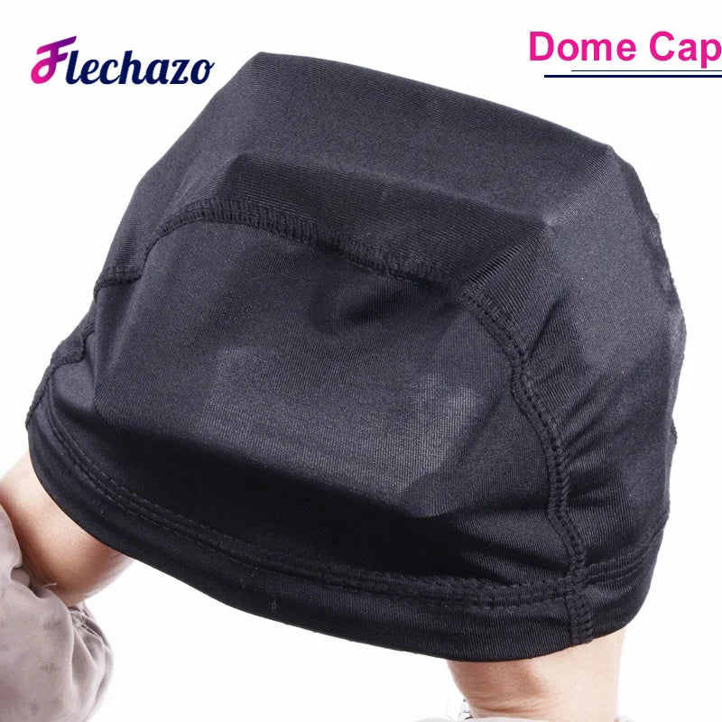 5 Pcs Durable Dome Wig Cap Breathable Mesh Wig Cap for Making Wigs Black Weaving Cap Elastic Hairnets Wig Caps for Women S M L