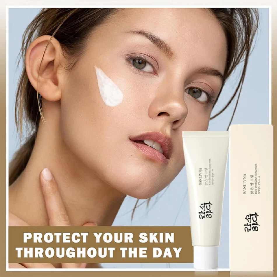 SPF50+ Sunscreen – Ultra Protection & Moisturizing Care, Shield your skin from harmful UV rays with SPF50+ protection. Lightweight, hydrating & perfect for daily outdoor defense.
