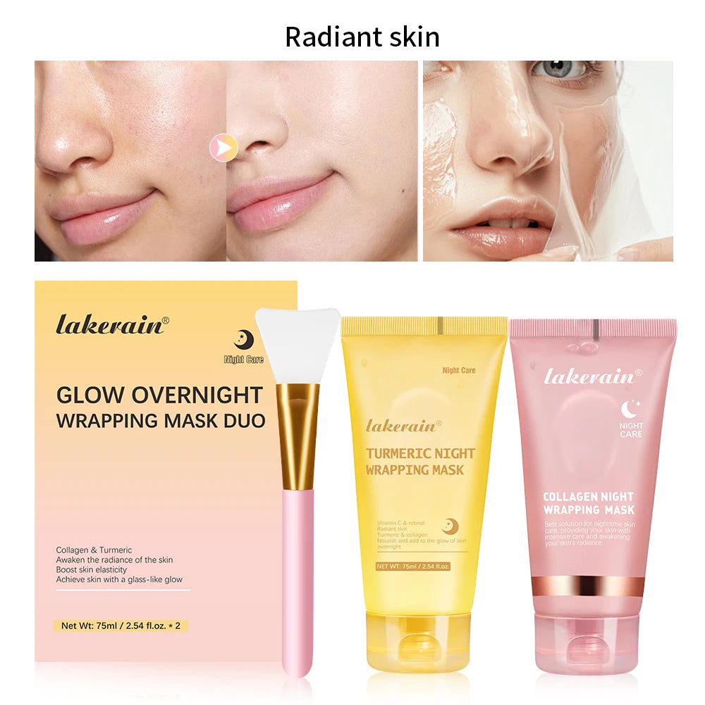 IBCCCNDC Korean Deep Collagen Peel-Off Face Mask, Anti-Wrinkle, Lifting & Overnight Skin Care