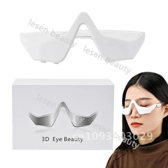 3D EMS Micro Current Mini Eye Beauty Device Red Light Massager Eye Anti Aging Eye Care Instrument Therapy Patches Device Under