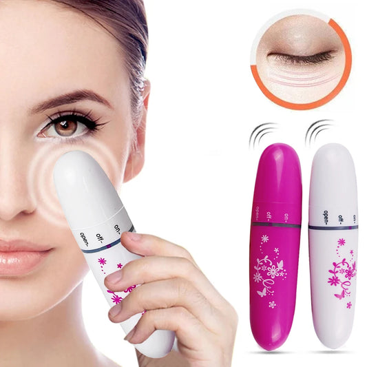 Mini Eye Massager – Anti-Wrinkle & Dark Circle Relief, Erase fatigue & puffiness Smooth wrinkles & brighten eyes effortlessly.